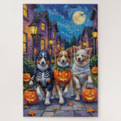 Shetland Sheepdogs in Halloween Costumes Legpuzzel (Verticaal)