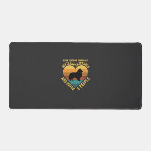 Shetland Sheepdogs Retro Hart Hondenliefhebber Bureaumat