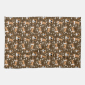 Shetland Sheepdogs Sheltie Brown Kitchen Towel Theedoek (Horizontaal)