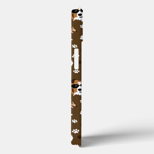 Shetland Sheepdogs Shelties Cute Dog Pattern Hoesj Case-Mate iPhone Case (Achterkant / Rechts)