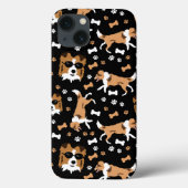 Shetland Sheepdogs Shelties Cute Dog Pattern Hoesj Case-Mate iPhone Case (Achterkant)