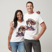 Shetland Shepard Honden Kimono T-shirt (Unisex)