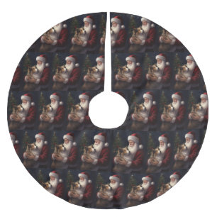 Shetland Shepdog Kerstman Feestelijke Kerstmis Kerstboom Rok