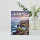 Shetlandeilanden Schotland Briefkaart (Staand voorkant)