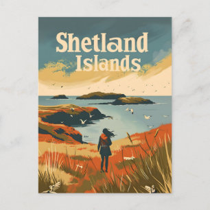 Shetlandeilanden Schotland Briefkaart