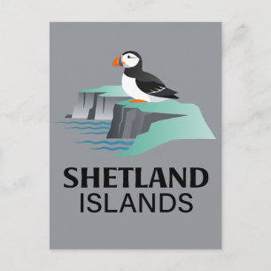 Shetlandeilanden Schotland Verenigd Koninkrijk Briefkaart