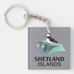 Shetlandeilanden Schotland Verenigd Koninkrijk Sleutelhanger