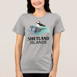 Shetlandeilanden Schotland Verenigd Koninkrijk Tri-Blend Shirt