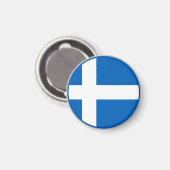 Shetlandse vlag magneet (Voorkant / Achterkant)