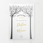 Sheva Brachos ~ 7 Joodse huwelijkszegeningen Drieluik Aankondiging (Cover)