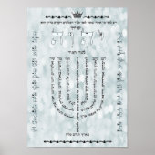 Shevitti met Psalm 67 Poster (Voorkant)