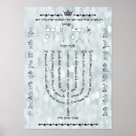 Shevitti met Psalm 67 Poster