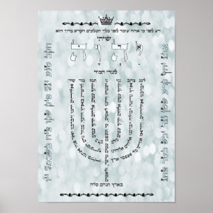 Shevitti met Psalm 67 Poster