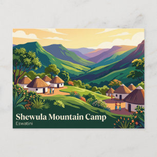 Shewula Mountain Kamp Eswatini Briefkaart