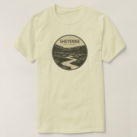 Sheyenne National Grassland Stream T-shirt (Design voorkant)
