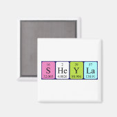 Sheyla periodiek table name magnet (Voorkant / Achterkant)