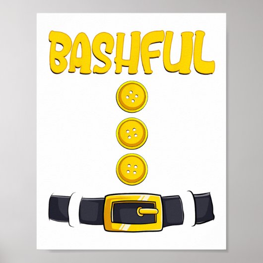 Shful Halloween Dwerg Kostuum Kleur Matching Poster (Voorkant)