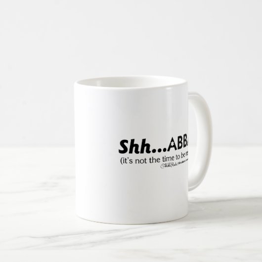 Shh...abbat! Koffiemok (Voorkant rechts)