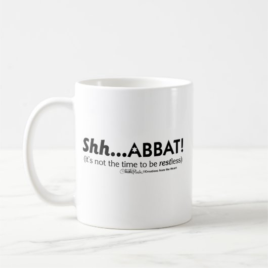 Shh...abbat! Koffiemok (Links)