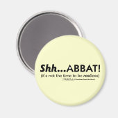 Shh...abbat! Magneet (Voorkant / Achterkant)