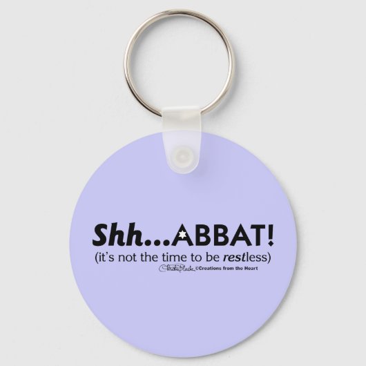 Shh...abbat! Sleutelhanger (Voorkant)