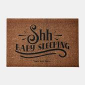 Shh.. Baby slapen Deurmat (Voorkant)