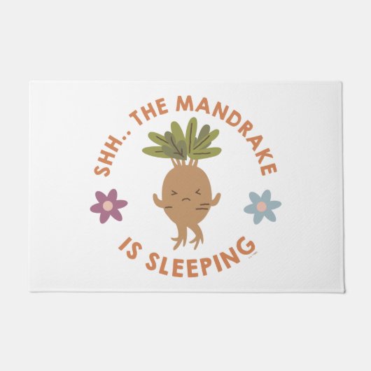 Shh.. De Mandrake slaapt Deurmat (Voorkant)
