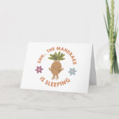 Shh.. De Mandrake slaapt Kaart (Voorkant)