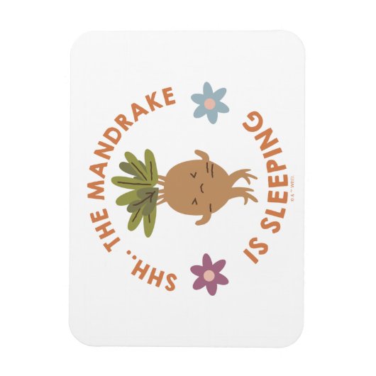 Shh.. De Mandrake slaapt Magneet (Verticaal)