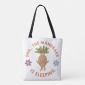 Shh.. De Mandrake slaapt Tote Bag (Achterkant)