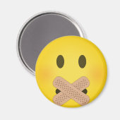 Shh emoji magneet (Voorkant / Achterkant)