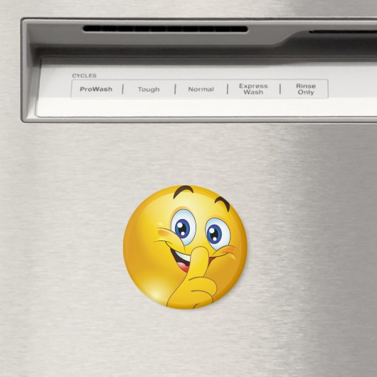 Shh emoji magneet (Insitu (Vaatwasser))