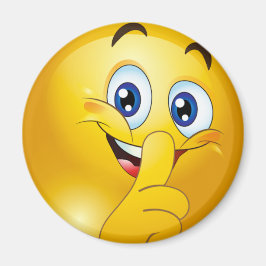 Shh emoji magneet