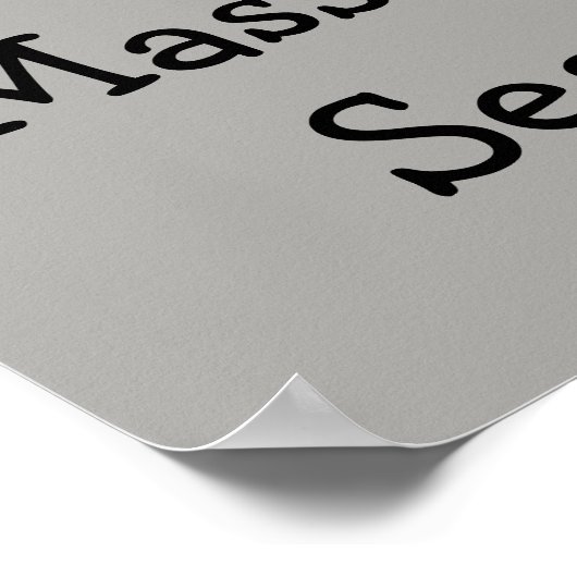 Shh emoji poster (Hoek)