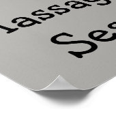 Shh emoji poster (Hoek)