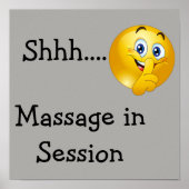 Shh emoji poster (Voorkant)