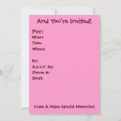 Shh..Het is een verrassing! Kaart (Achterkant)