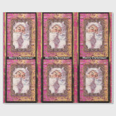 Shh! Het is Victoriaans Kerstmis voor de kerstman Cadeaupapier (Vlak)