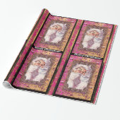 Shh! Het is Victoriaans Kerstmis voor de kerstman Cadeaupapier (Uitgerold)