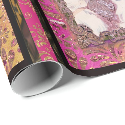 Shh! Het is Victoriaans Kerstmis voor de kerstman Cadeaupapier (Rol Hoek)