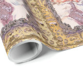 Shh! Het is Victoriaans Kerstmis voor de kerstman Cadeaupapier (Rol Hoek)