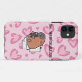 Shh… I’m in My Creative Zone | Funny Capybara iPho Case-Mate iPhone Case (Achterkant (horizontaal))