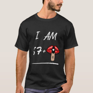 Shh ik ben 67+ Het is mijn verjaardag kussen T-shirt