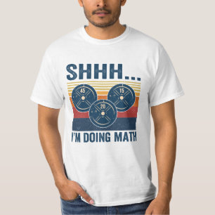shh ik doe wiskunde T-shirt