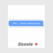 Shh... Ik hoor een kabouter! Sticker (Vel)