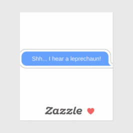 Shh... Ik hoor een kabouter! Sticker