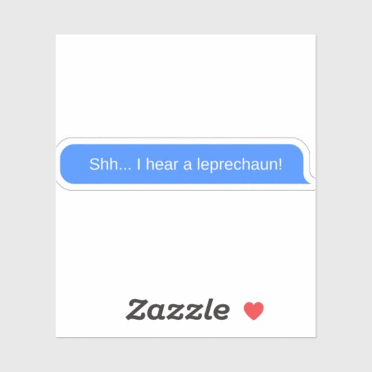 Shh... Ik hoor een kabouter! Sticker (Vel)