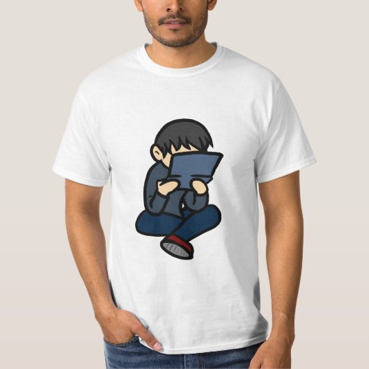 Shh! Ik speel videogames T-shirt (Voorkant)