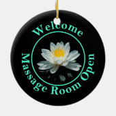 Shh... Massage in uitvoering Keramisch Ornament (Achterkant)