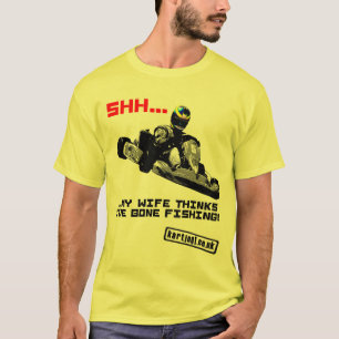 Shh... Mijn vrouw denkt dat ik Gevist heb T-shirt